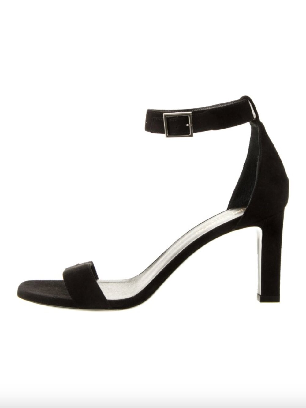 Saint Laurent Black Suede Sandals - 38.5
